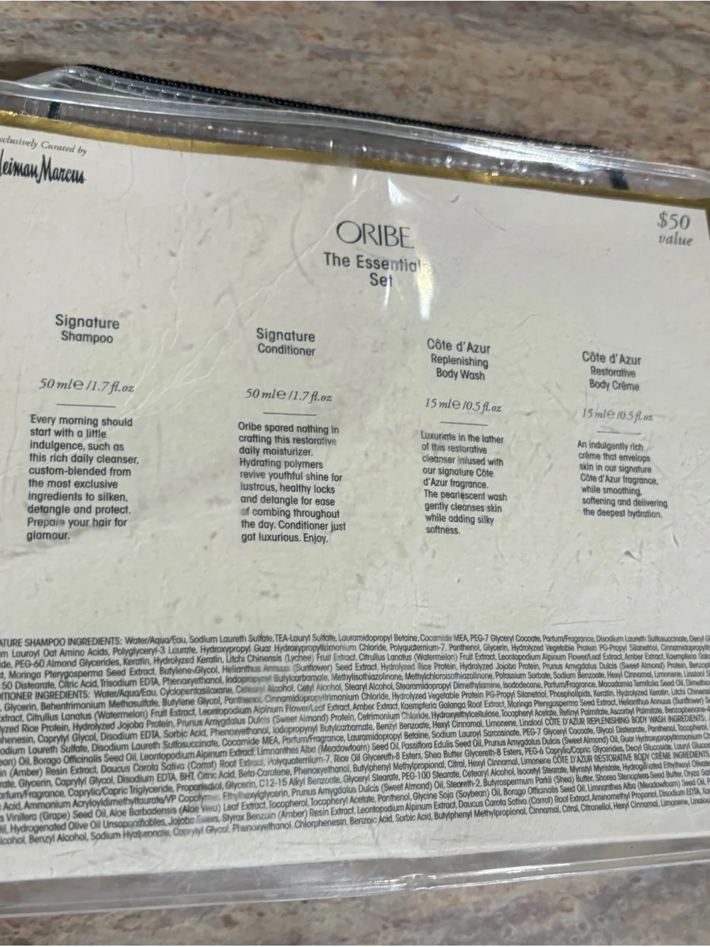 Oribe 10-Piece Bundle Set Shampoo, Conditioners, Travel Haircare Set -